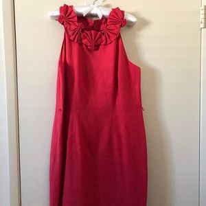 Red cocktail dress